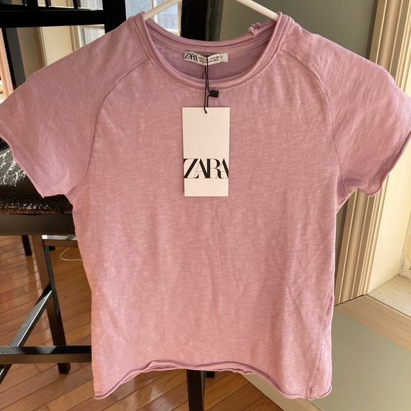 Zara Tops - NWT Zara vintage affect Tshirt with seams